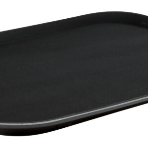 Beaumont, Rectangular Tray, Black Plastic, Non Slip