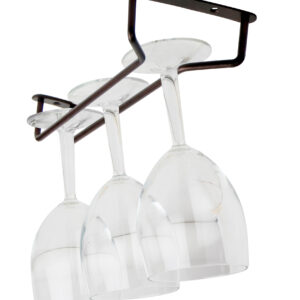 Beaumont, Glass Hanger, Small, Rustic Plated, c/w 3 screws