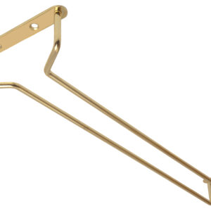 Beaumont, Glass Hanger, Medium, Brass Plated, c/w 3 screws
