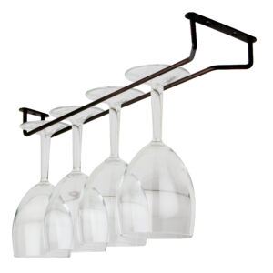 Beaumont, Glass Hanger, Medium, Rustic Plated, c/w 3 screws