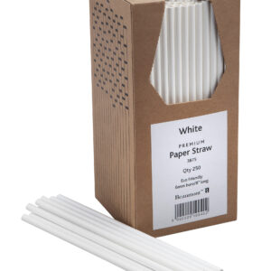Beaumont, Paper Straws, White