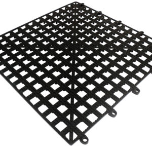 Beaumont, Bar Shelf Tile, Interlocking, Black Square